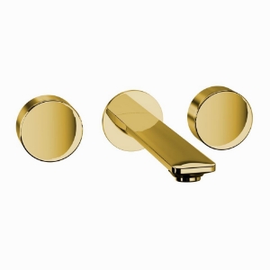 Picture of Exposed Part Kit of In-wall 3-Hole Basin Mixer - Gold Bright PVD