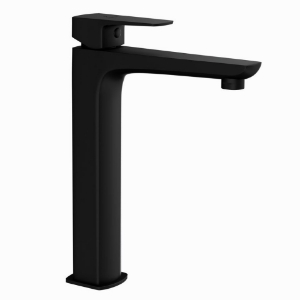 Picture of Single Lever High Neck Basin Mixer - Black Matt