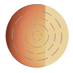 Picture of Round Shape Maze Overhead Shower - Gold Bright PVD